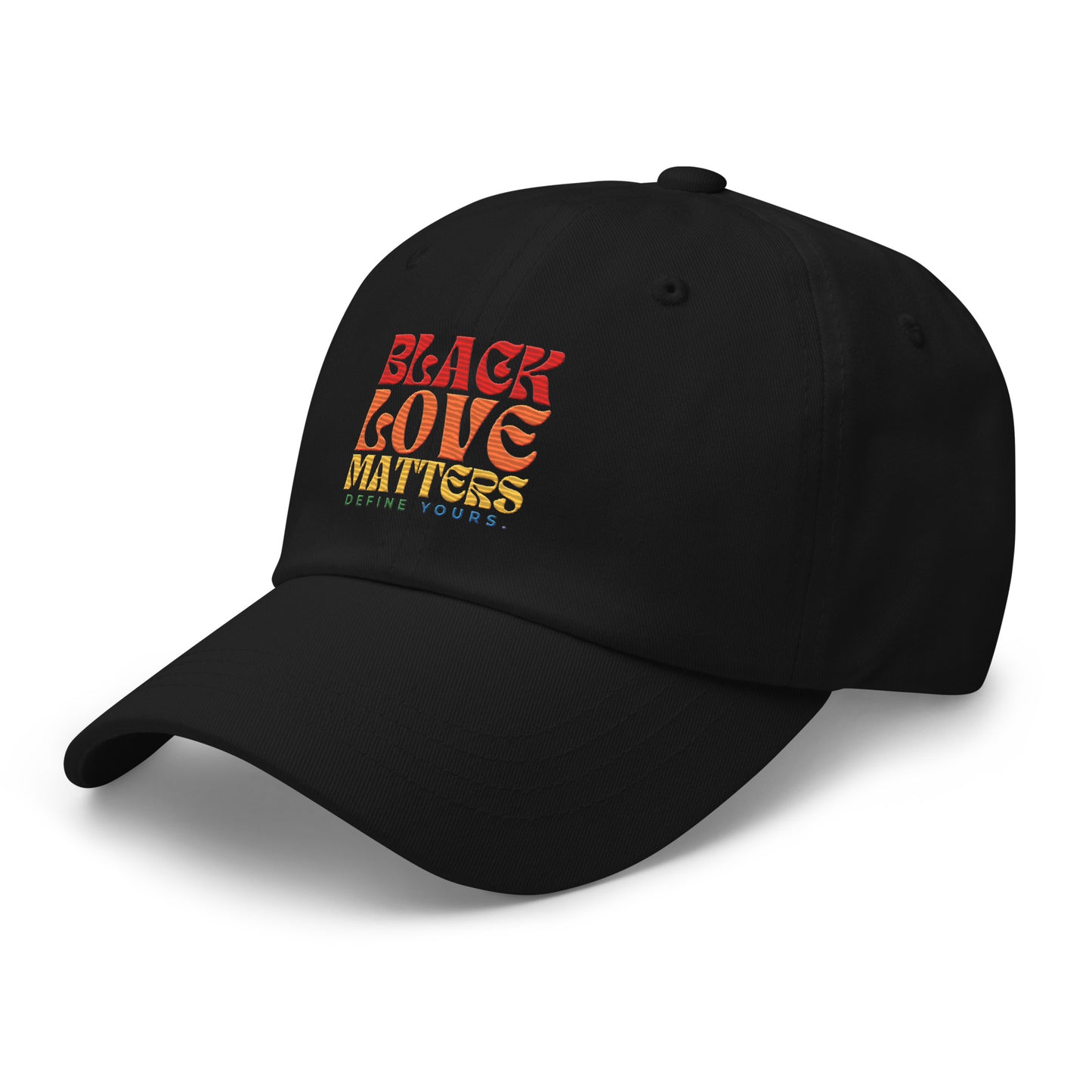 Pride Black Love Matters Dad Hat