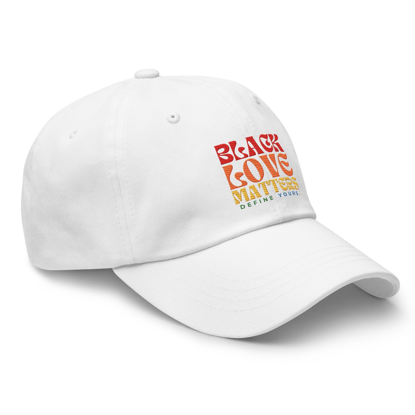 Pride Black Love Matters Dad Hat
