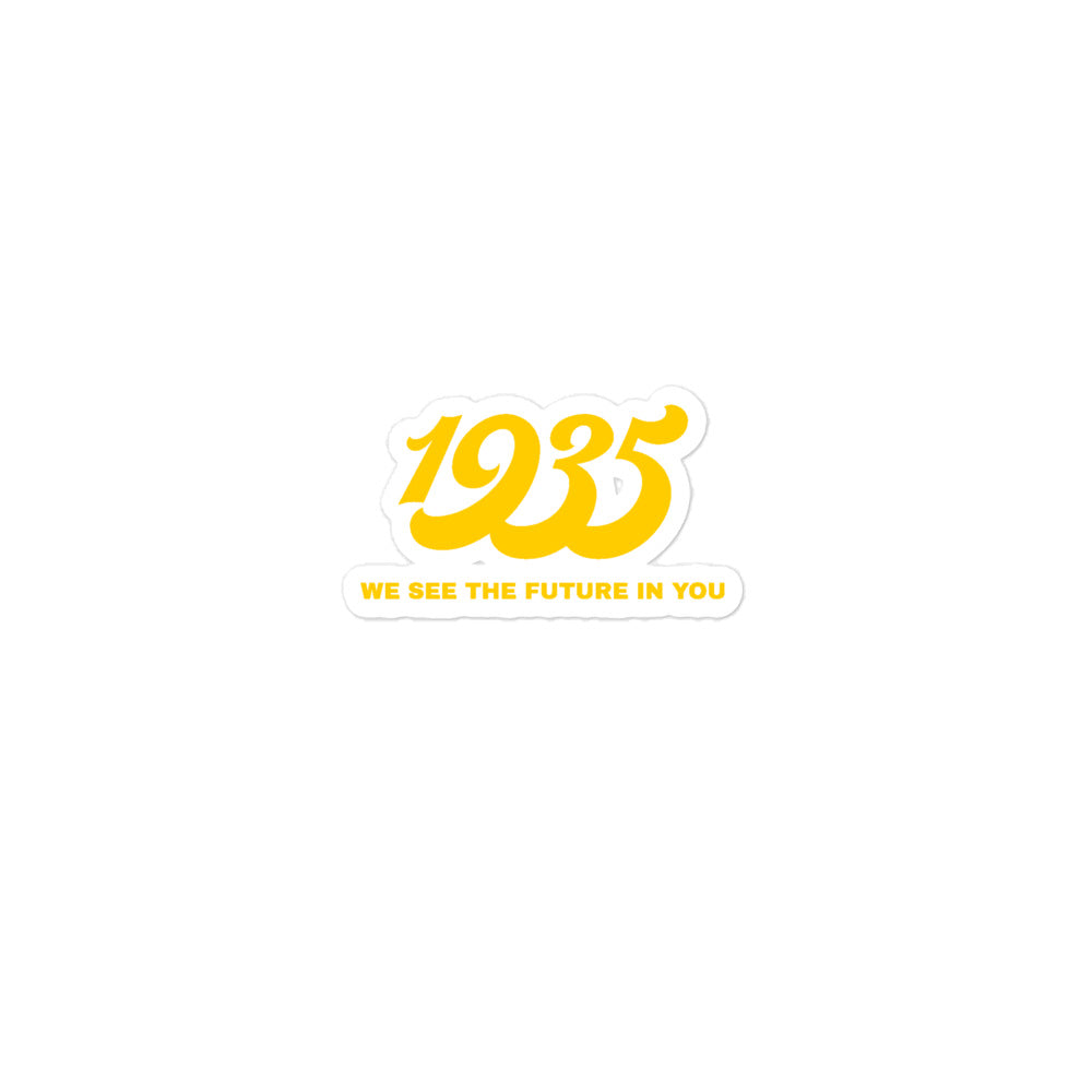 1935-Inspired Sticker