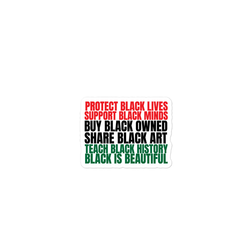 Pan African Text Sticker