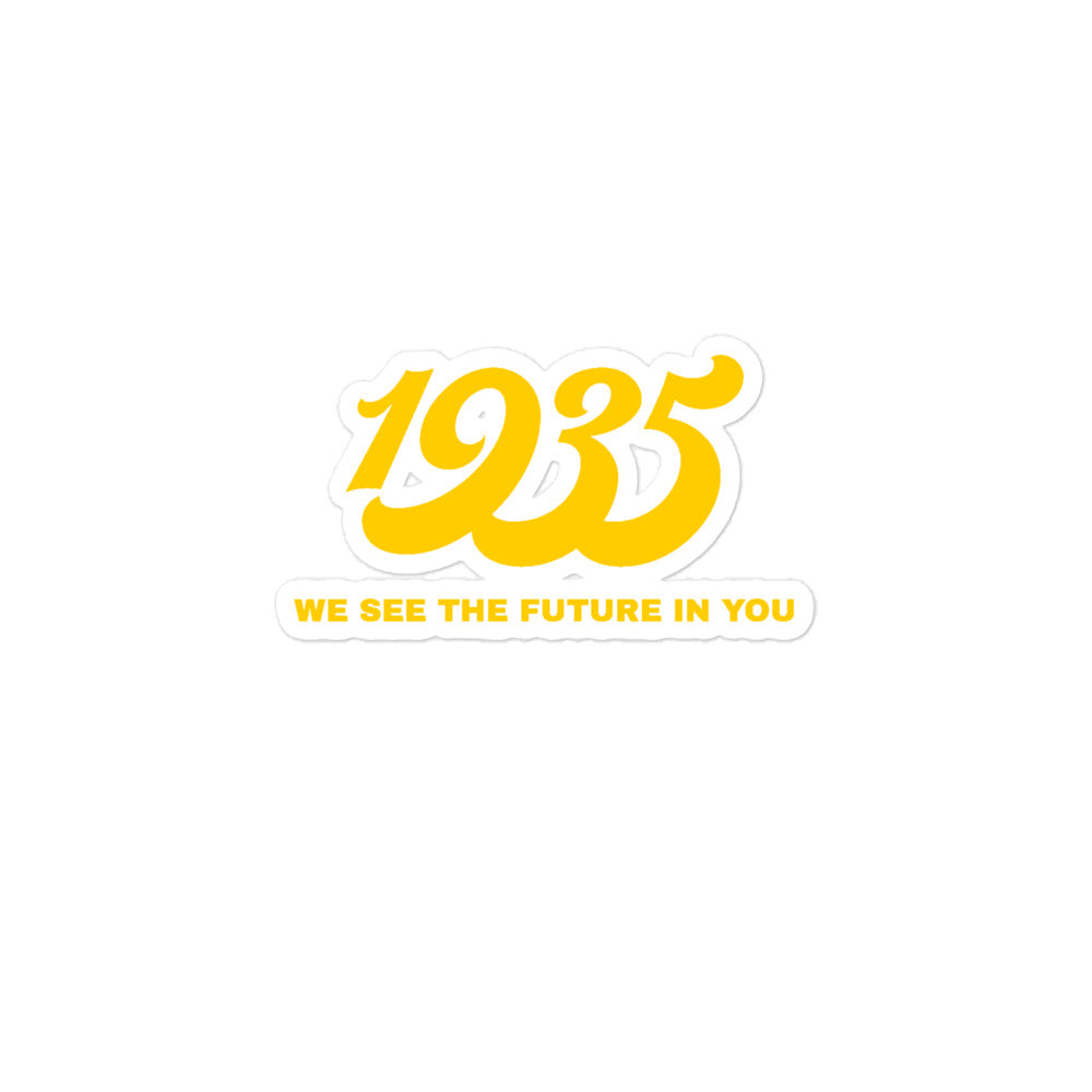 1935-Inspired Sticker