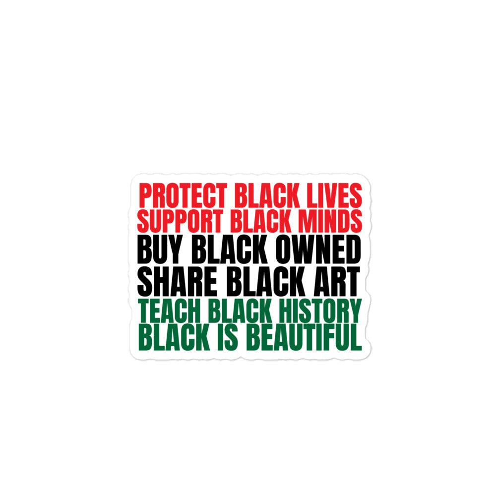 Pan African Text Sticker