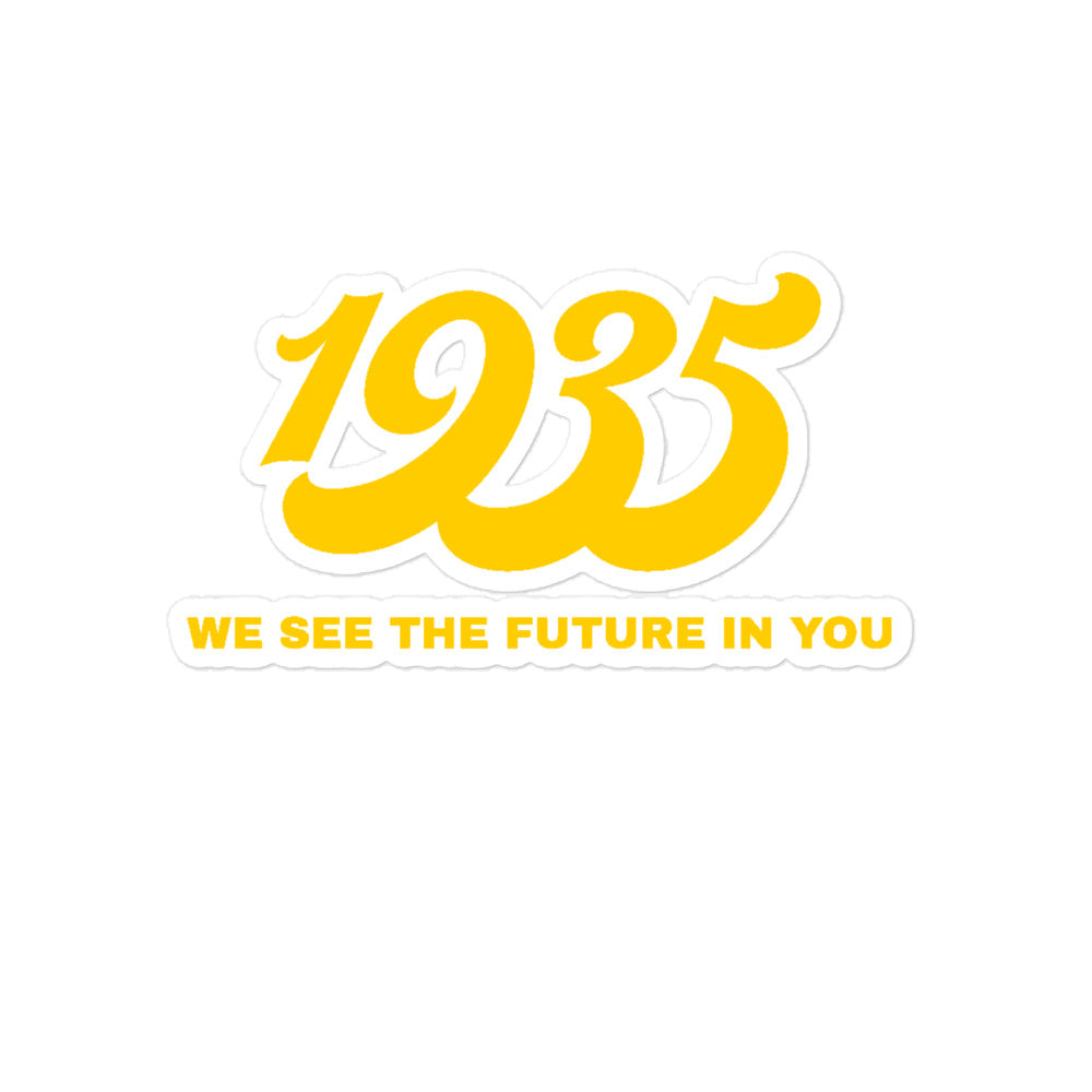 1935-Inspired Sticker