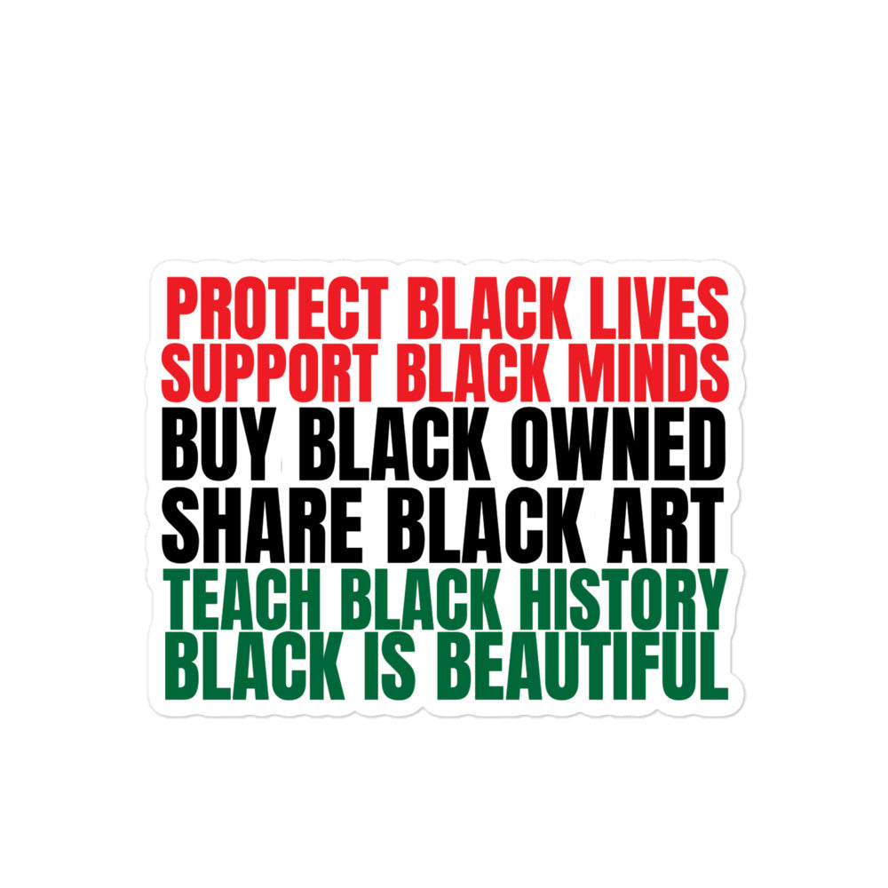 Pan African Text Sticker