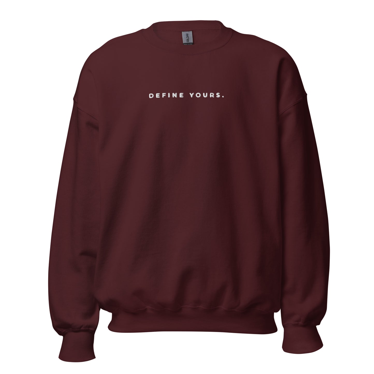 Define Yours Embroidered Unisex Sweatshirt