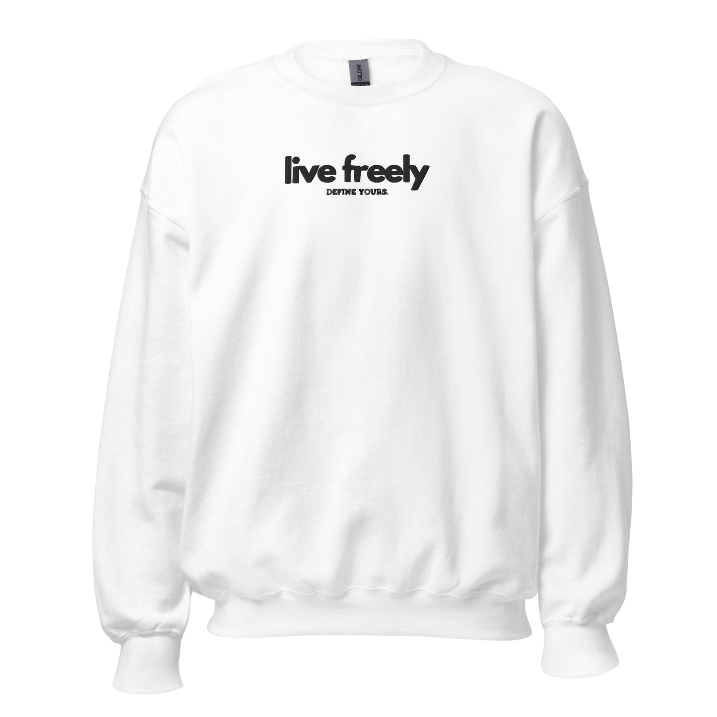Live Freely Embroidered Unisex Sweatshirt