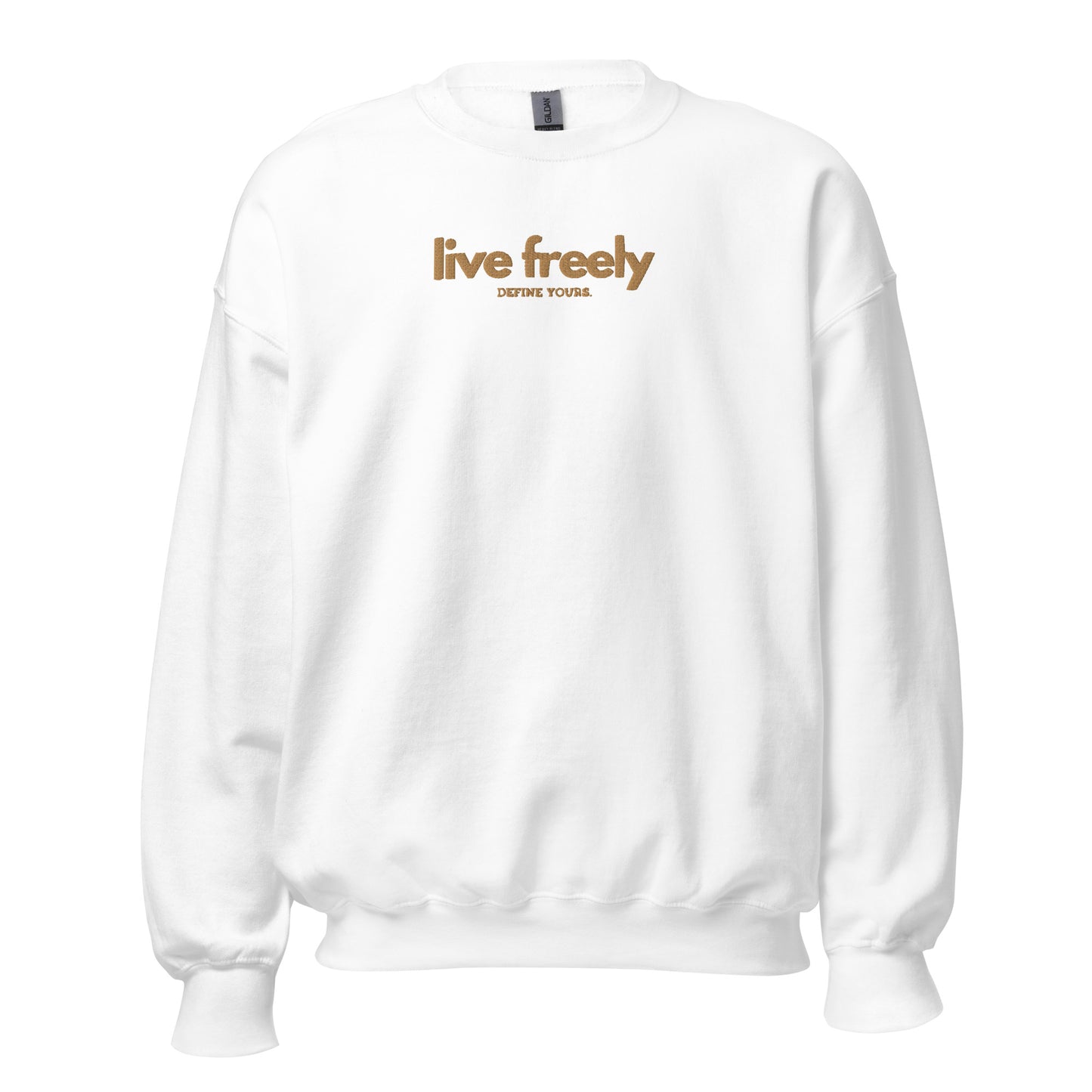 Live Freely Embroidered Unisex Sweatshirt