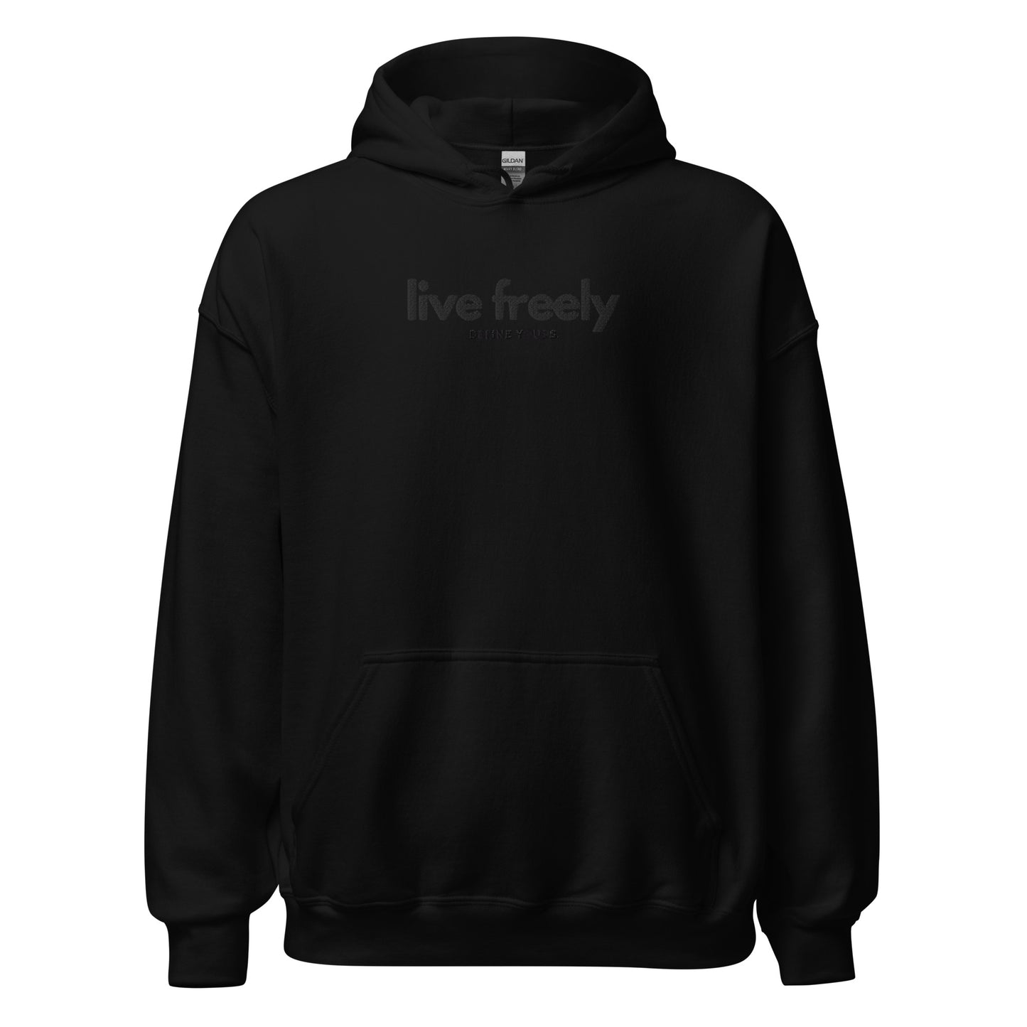 Live Freely Embroidered Unisex Hoodie