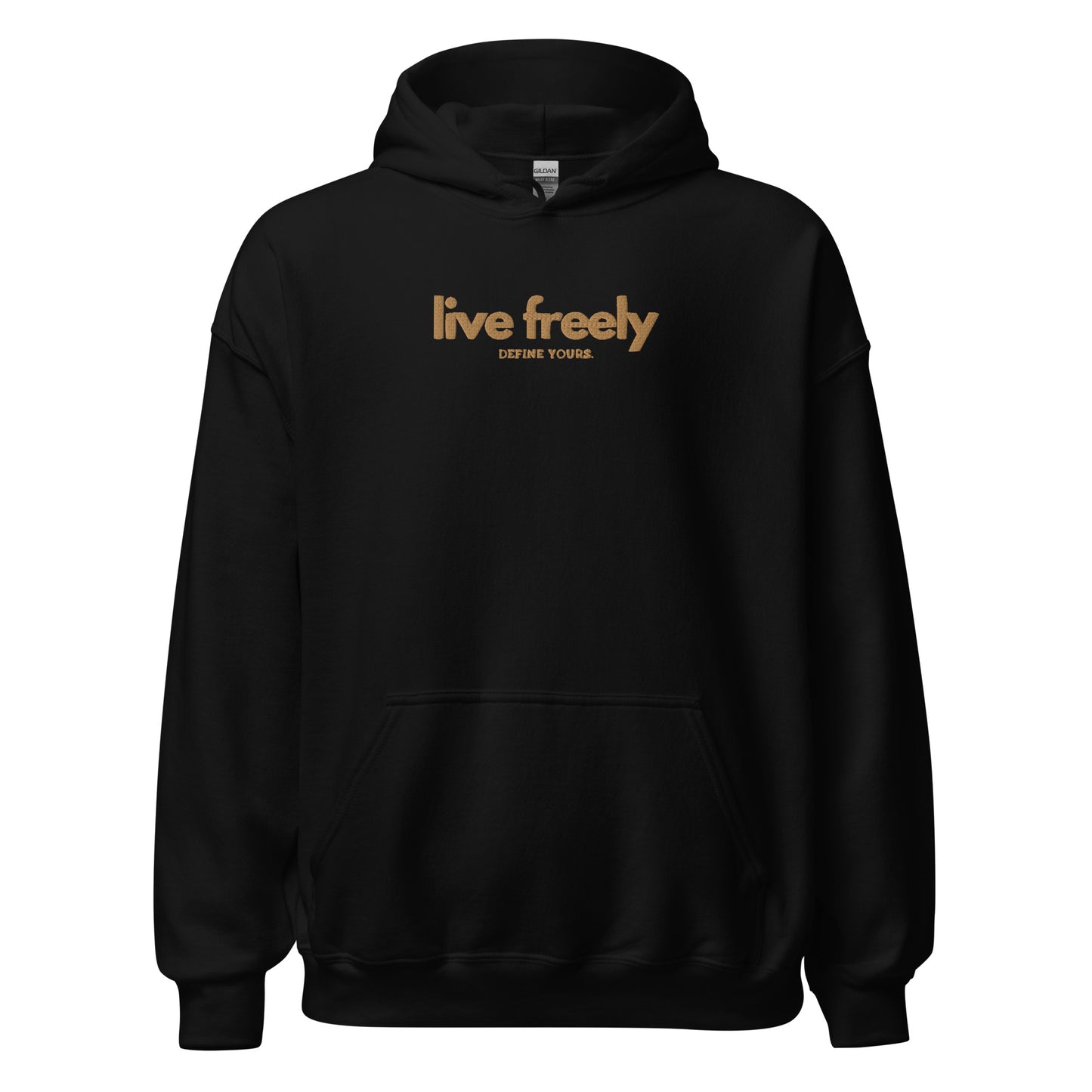Live Freely Embroidered Unisex Hoodie