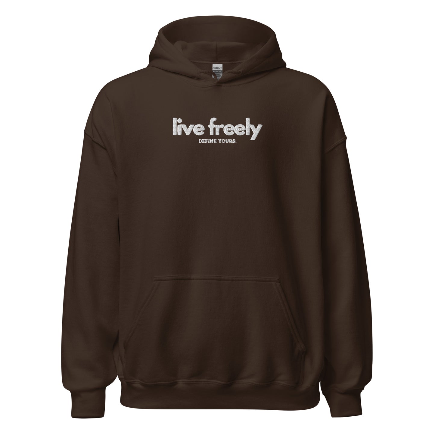Live Freely Embroidered Unisex Hoodie