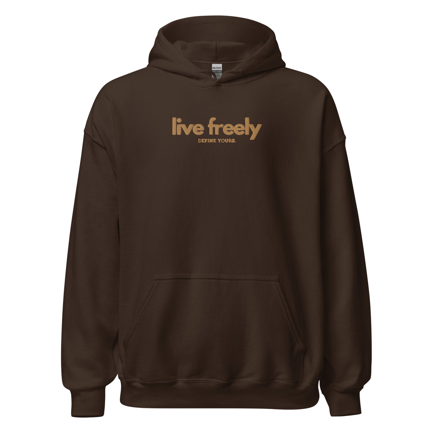 Live Freely Embroidered Unisex Hoodie