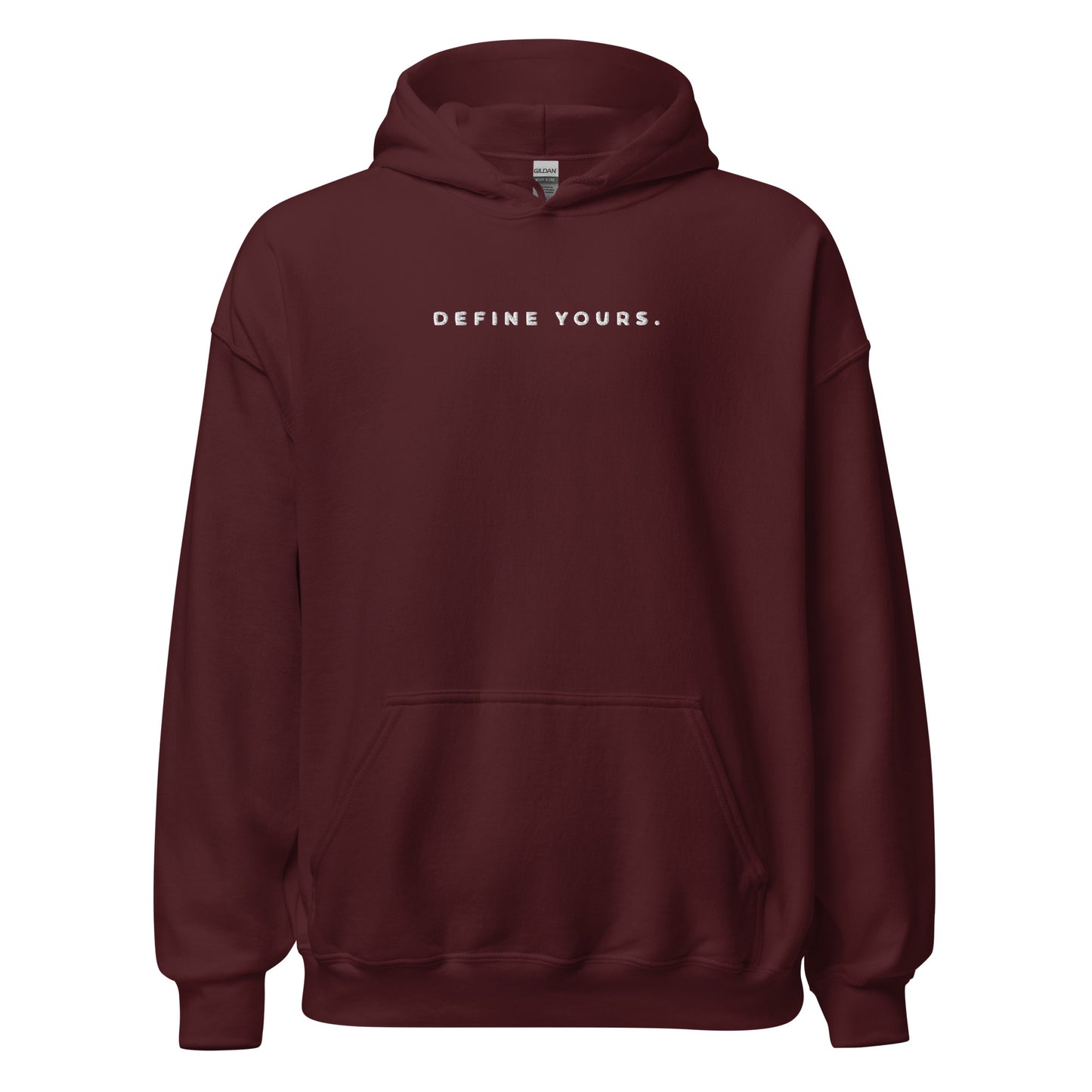 Define Yours Embroidered Unisex Hoodie