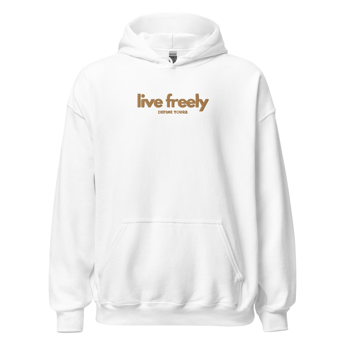 Live Freely Embroidered Unisex Hoodie