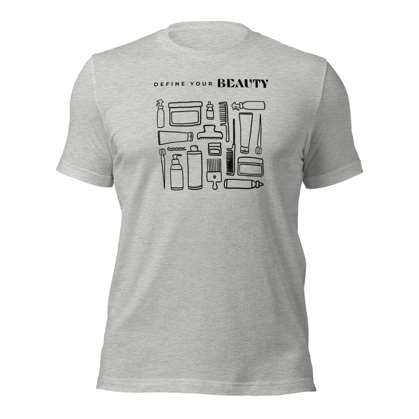 Define Your Beauty Black Text Unisex T-Shirt