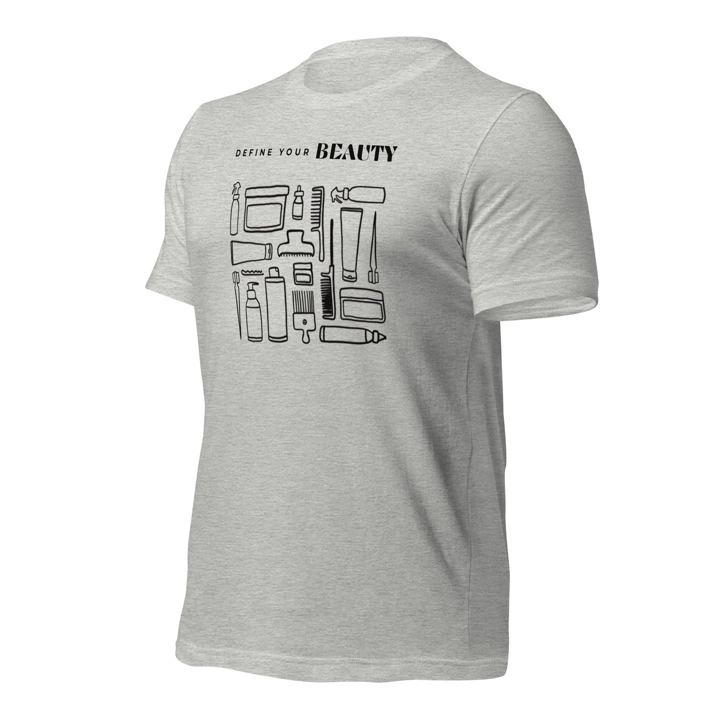 Define Your Beauty Black Text Unisex T-Shirt