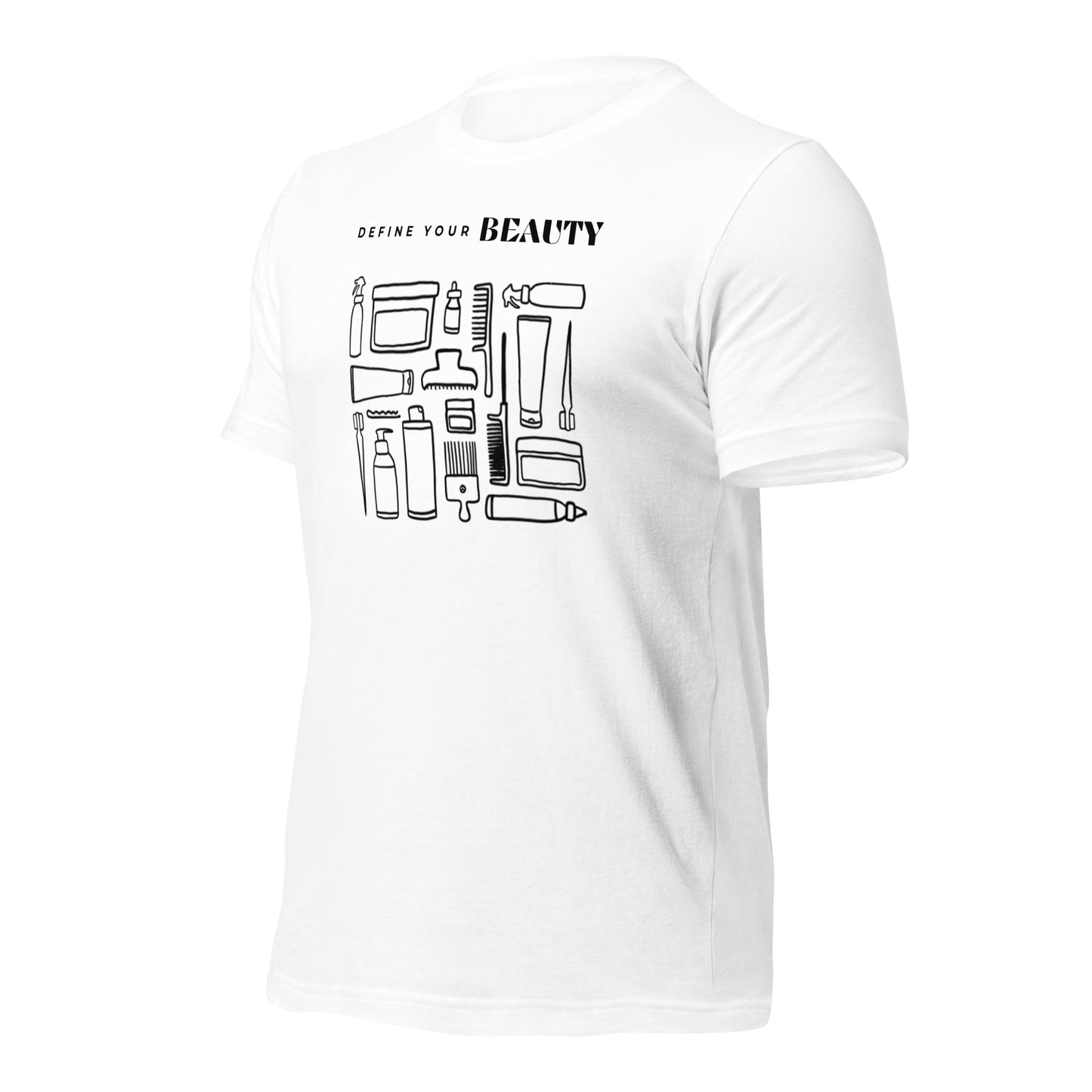 Define Your Beauty Black Text Unisex T-Shirt