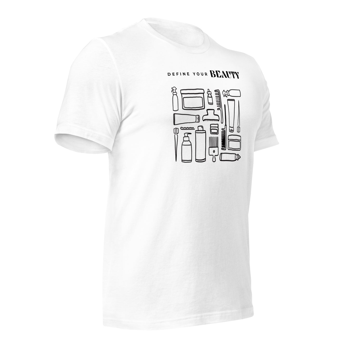 Define Your Beauty Black Text Unisex T-Shirt