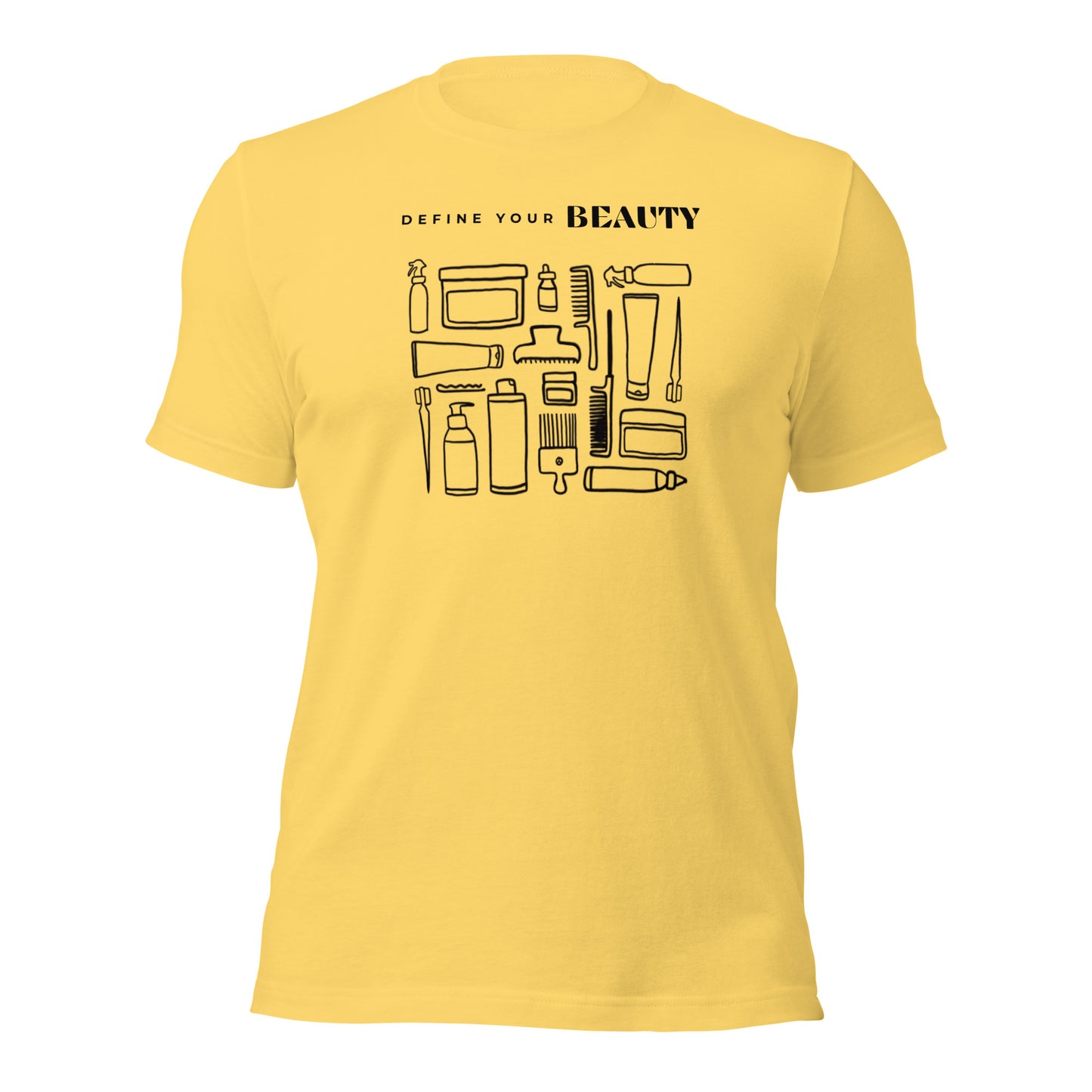 Define Your Beauty Black Text Unisex T-Shirt