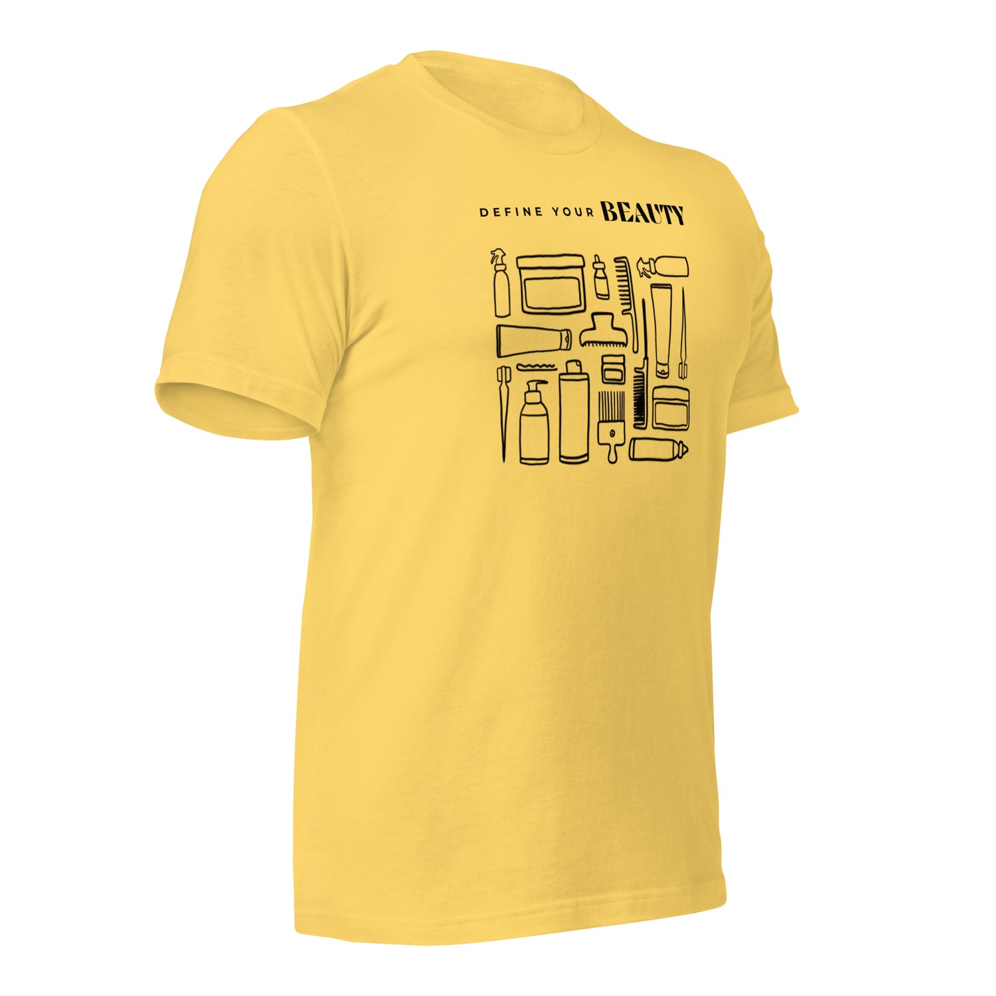 Define Your Beauty Black Text Unisex T-Shirt