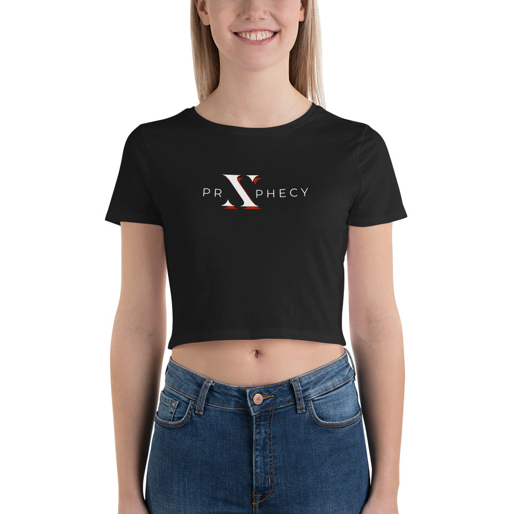 White "X" Prxphecy Crop Top