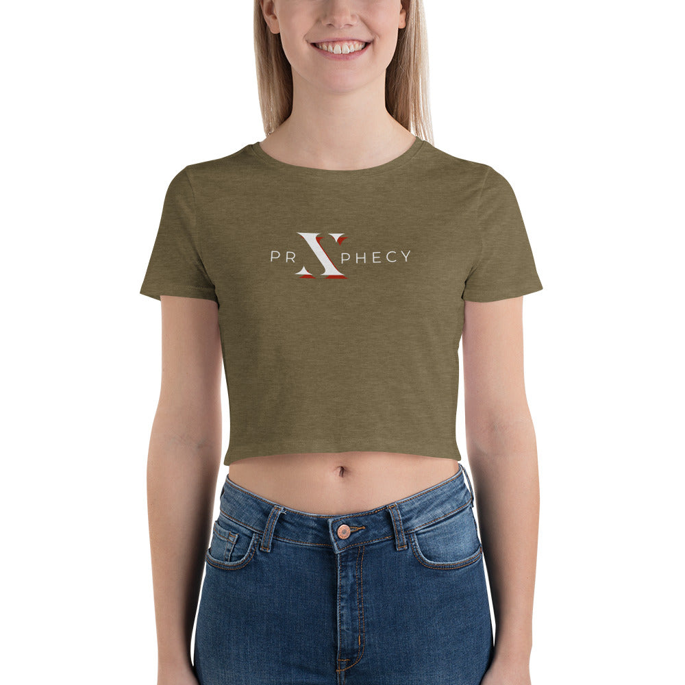 White "X" Prxphecy Crop Top