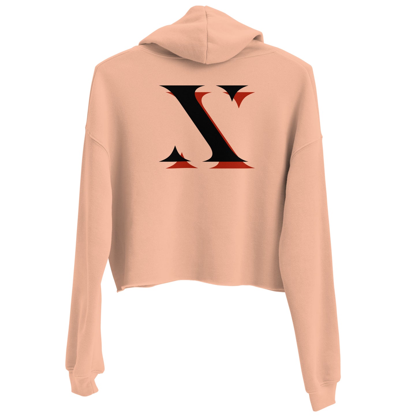 Black "X" Prxphecy Crop Hoodie