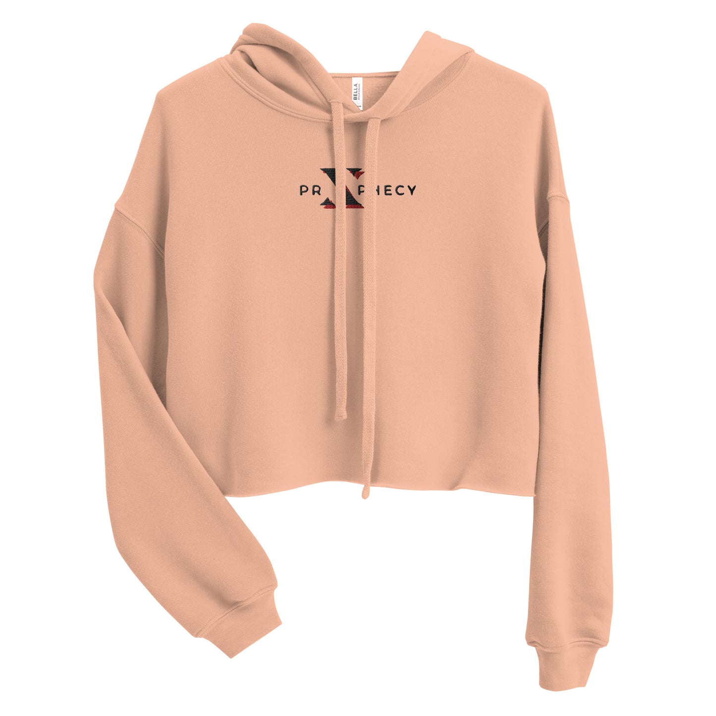 Black "X" Prxphecy Crop Hoodie