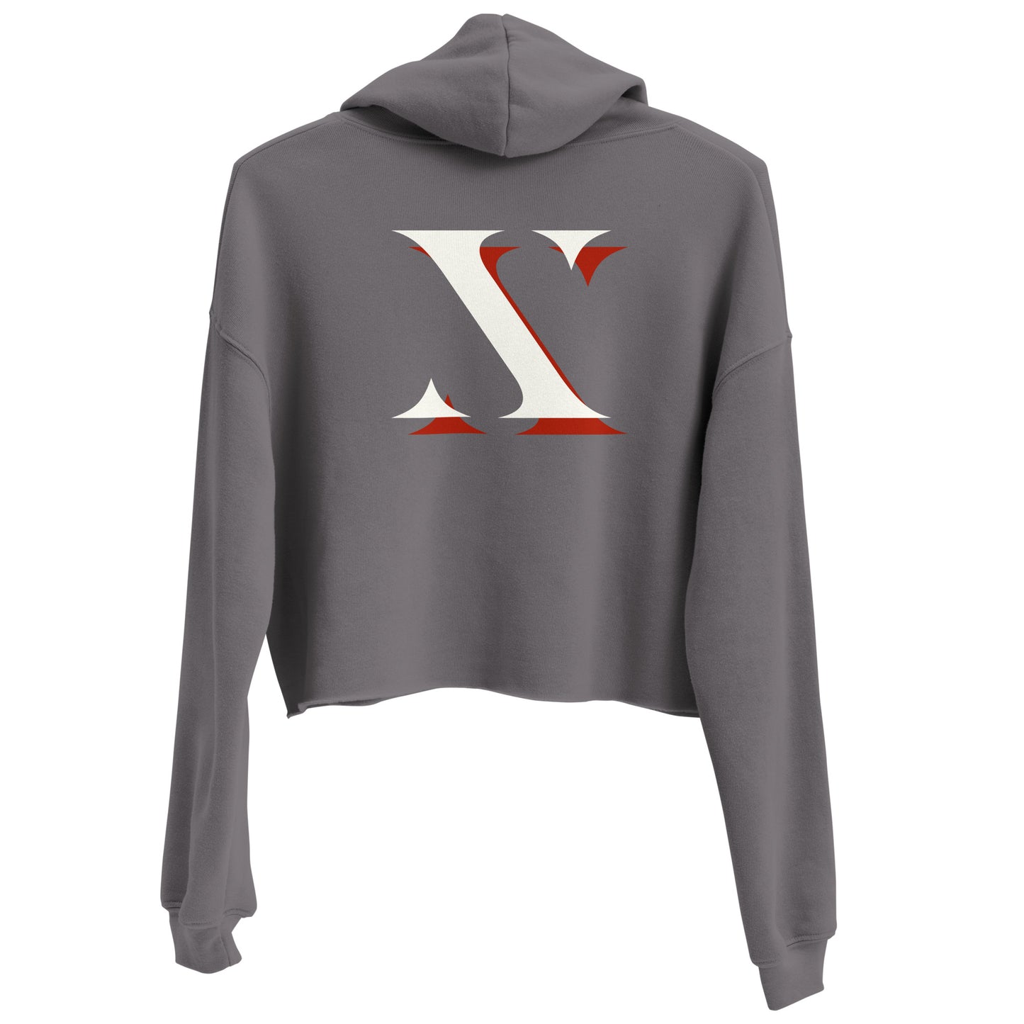 White "X" Prxphecy Crop Hoodie