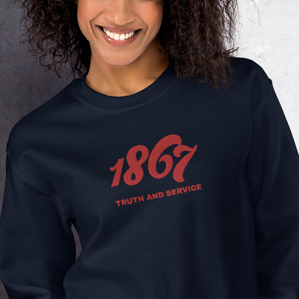 Howard-Inspired 1867 Embroidered Unisex Sweatshirt