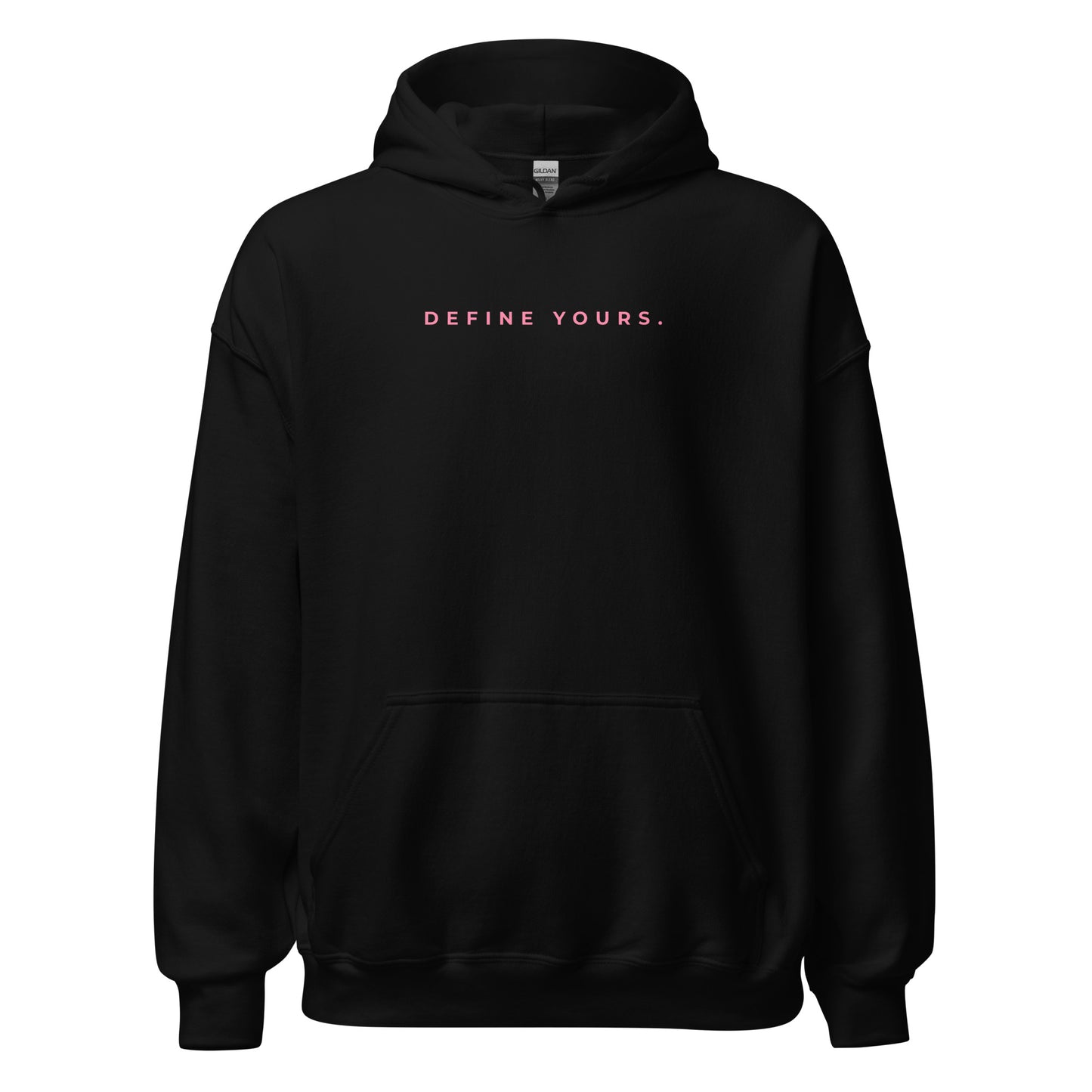 Black Love Matters Pink Text Unisex Hoodie