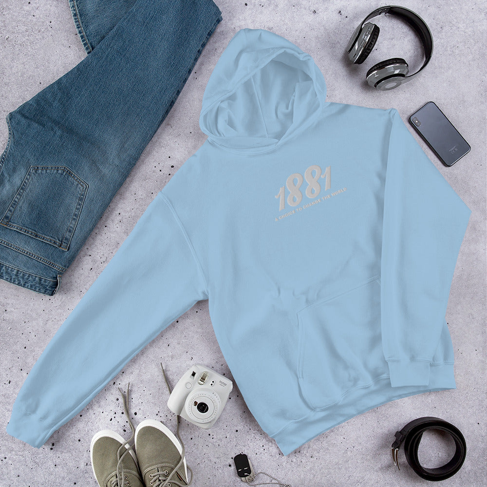 Spelman-Inspired 1881 Embroidered Unisex Hoodie