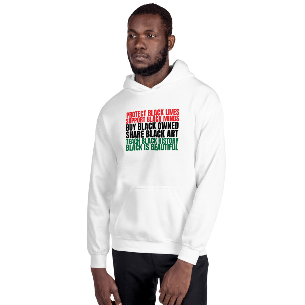 Pan-African Text Hoodie