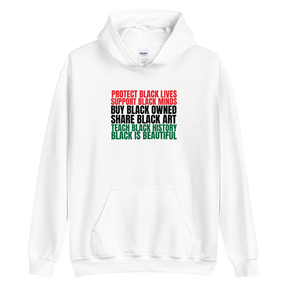 Pan-African Text Hoodie