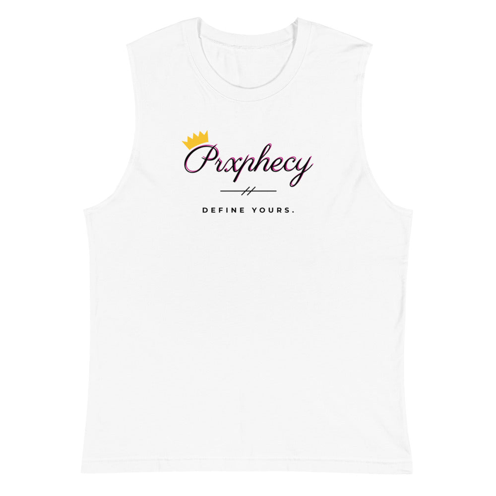 Prxphecy: White Muscle Shirt