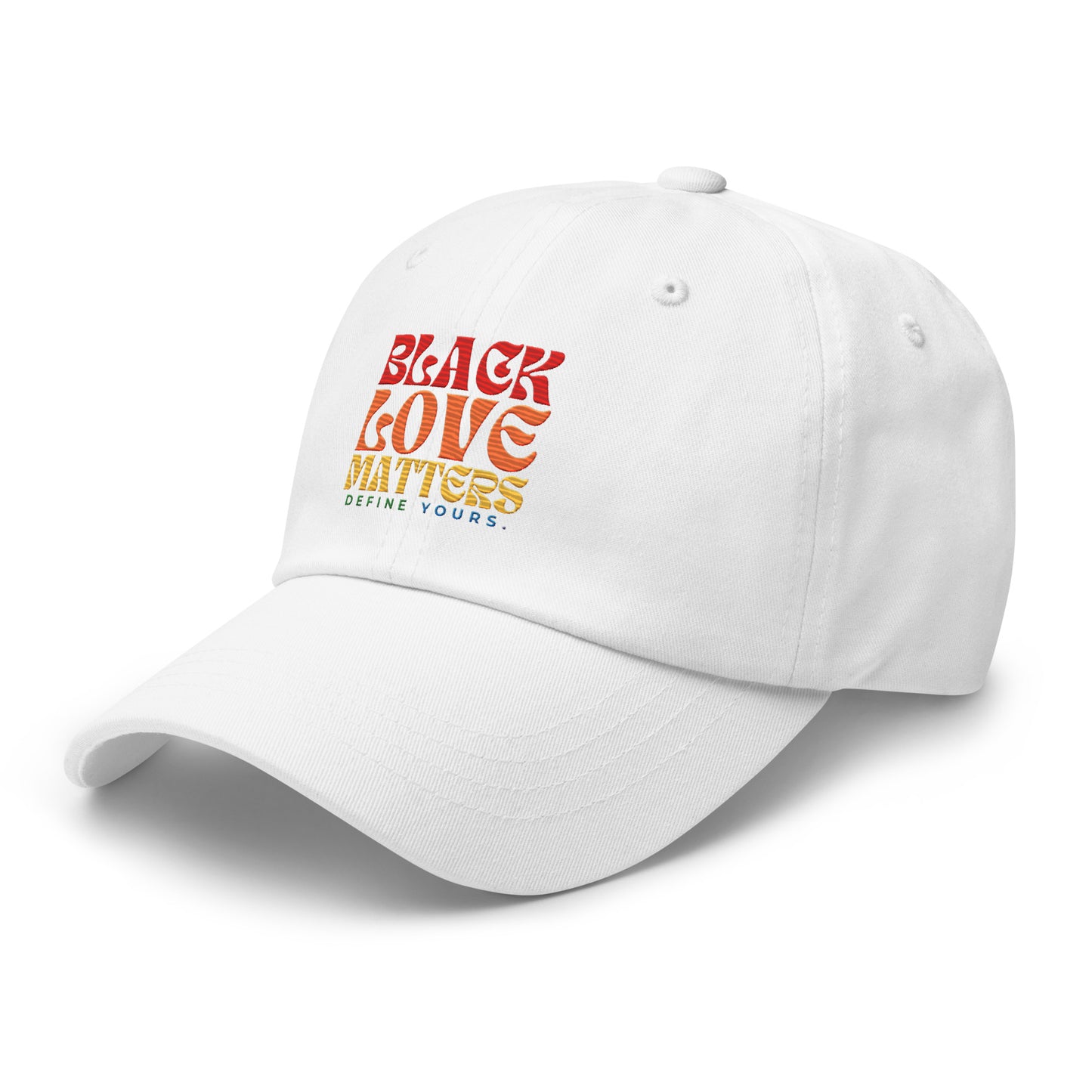 Pride Black Love Matters Dad Hat
