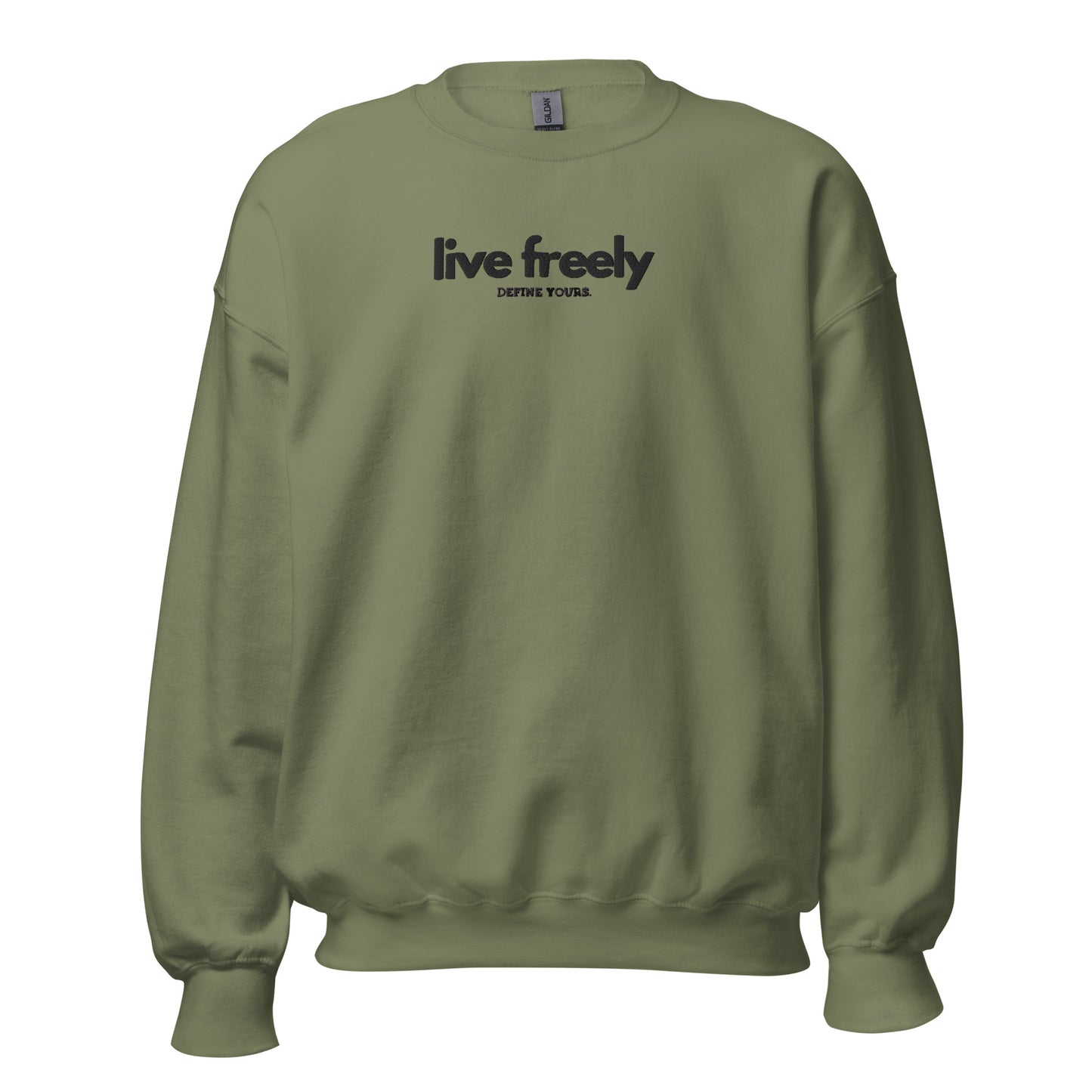 Live Freely Embroidered Unisex Sweatshirt