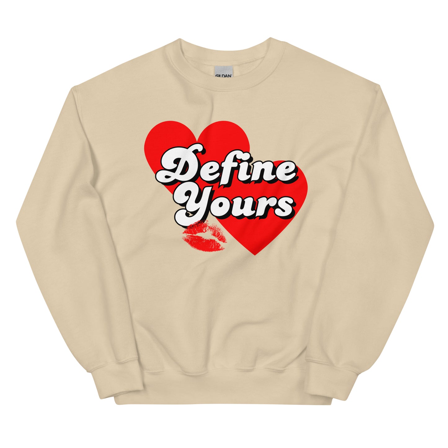 Define Yours Vintage V-Day Unisex Sweatshirt