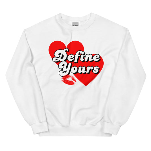 Define Yours Vintage V-Day Unisex Sweatshirt