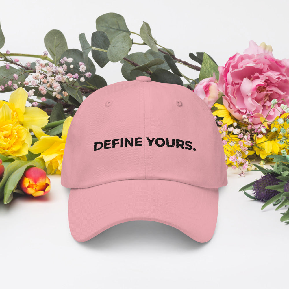 Pink Define Yours Dad Hat