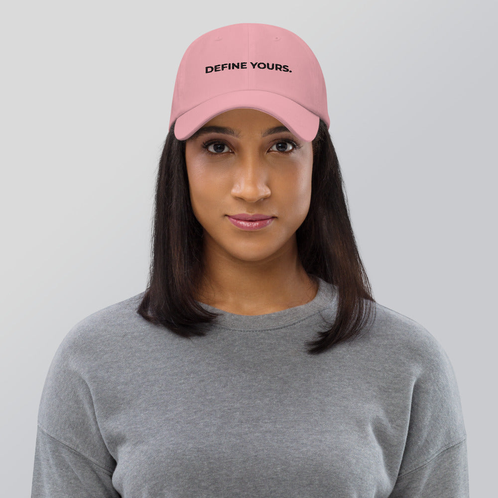 Pink Define Yours Dad Hat