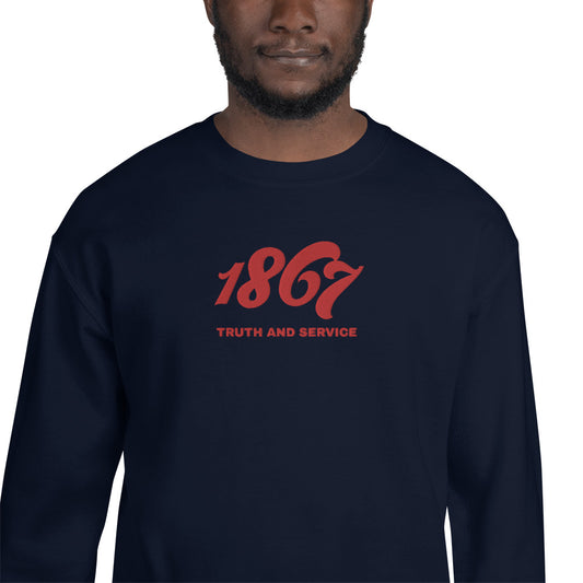 Howard-Inspired 1867 Embroidered Unisex Sweatshirt