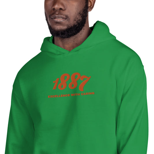 FAMU-Inspired 1887 Embroidered Unisex Hoodie