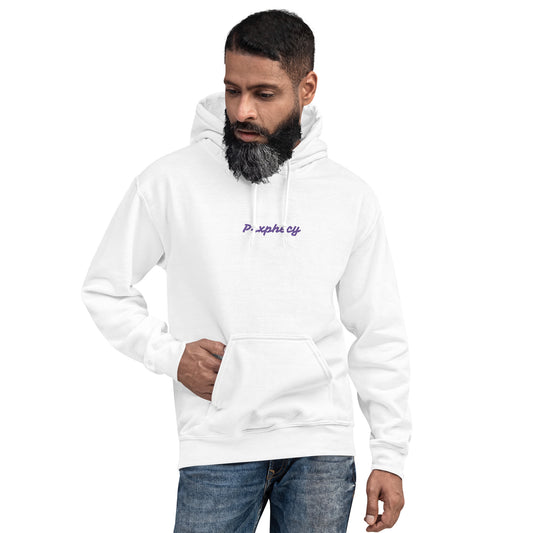 Prxphecy Purple Embroidered Unisex Hoodie