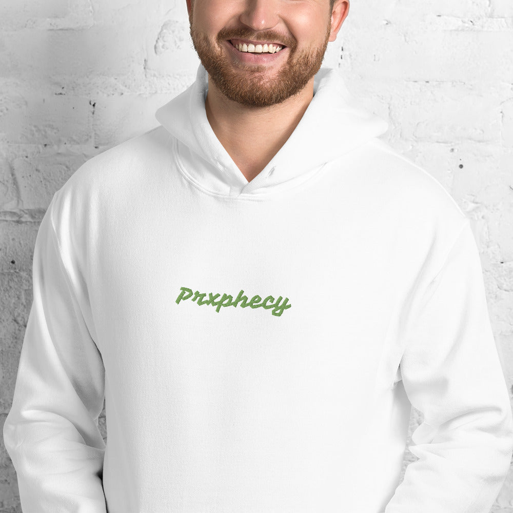 Prxphecy Kiwi Green Embroidered Unisex Hoodie