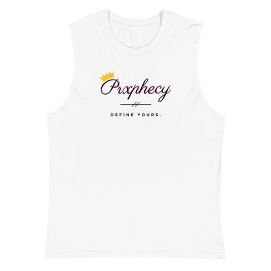 Prxphecy: White Muscle Shirt