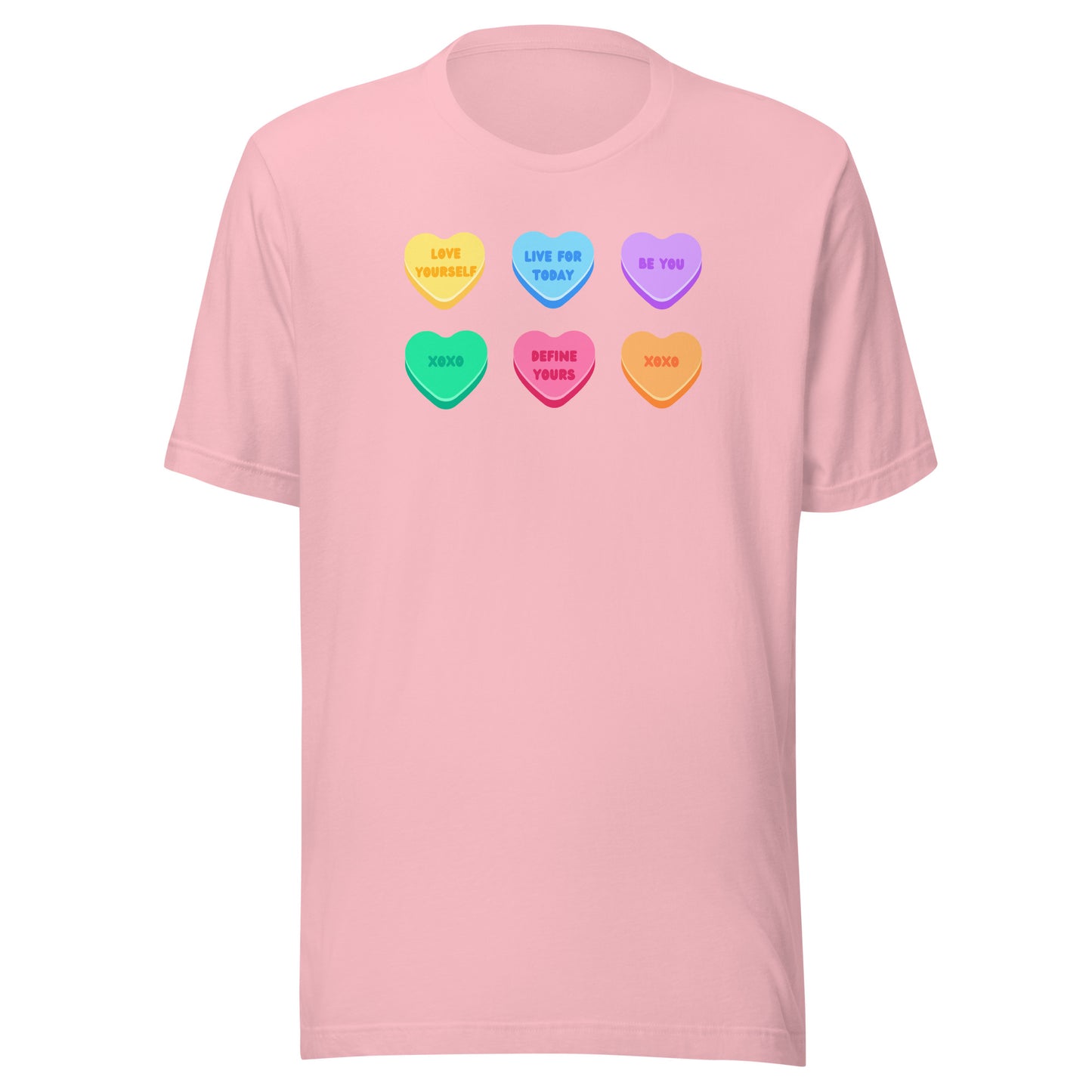 Conversation Hearts Define Yours Unisex T-Shirt