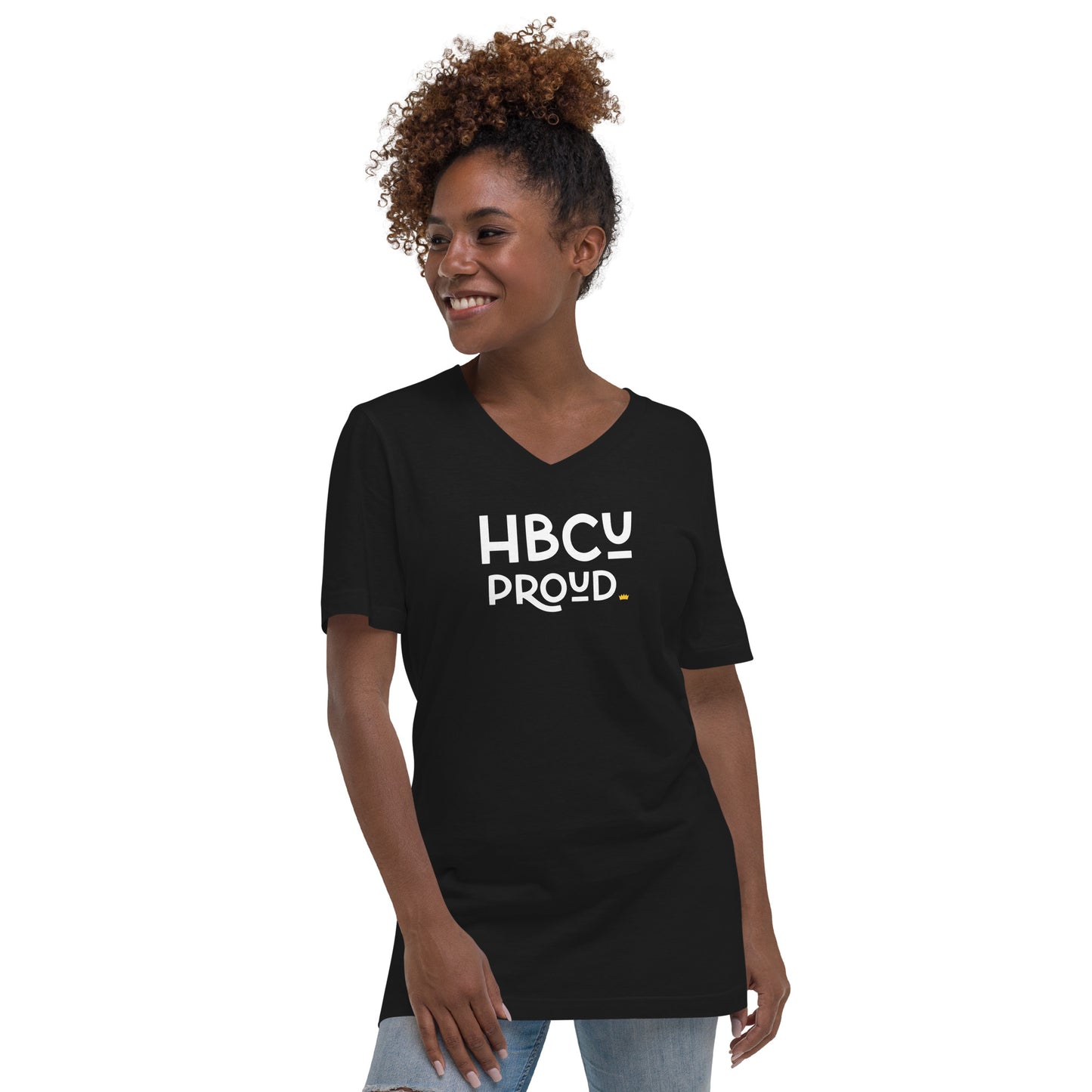 Proud - HBCU Unisex V-Neck T-Shirt